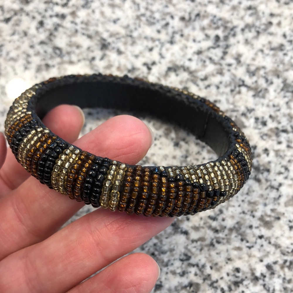 Hand beaded bracelet